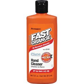 Fast Orange Permatex 25219 Pumice Lotion Hand Cleaner with Pump, 128 Fluid Ounce