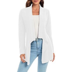 Urban CoCo Women's 2023 Fall Long Sleeve Knit Sweater Cardigan Open Front
