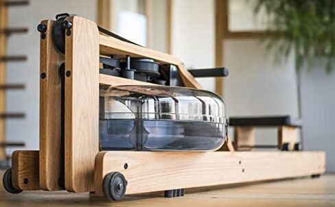 WaterRower Oak Rowing Machine with S4 Monitor | USA Made | Original Handcrafted Erg Machine for Home Use & Gym | Best Warranty in Saudi Arabia