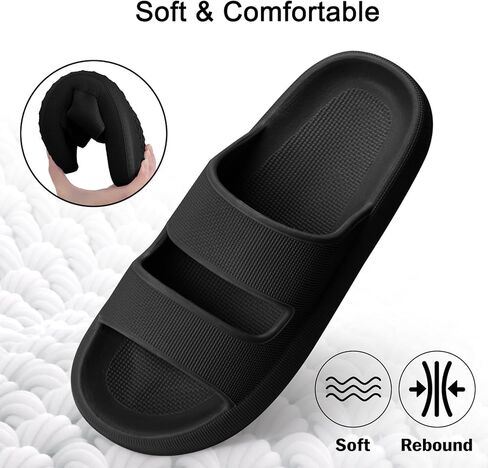 شباشب سحابية مع دعم قوس للنساء، شباشب مريحة ونعل سميك ووسادة مانعة للانزلاق، أحذية صيفية خفيفة الوزن لالتهاب اللفافة الأخمصية in Kuwait