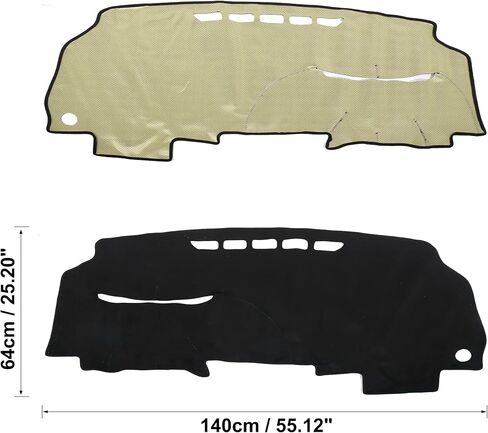 X AUTOHAUX Car Dashboard Cover Nonslip Mat Protector Carpet for Honda Civic 2006 2007 2008 2009 2010 2011 in Saudi Arabia
