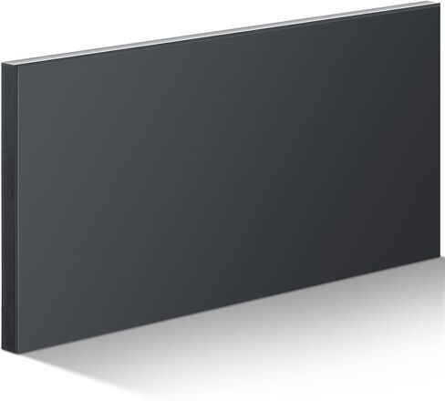 1 Pcs Black HDPE Plastic Sheet, HDPE Sheet 1/2" Thick, Size 6" x 12", High Density Polyethylene Sheet Solid Plastic Block for DIY Projects for Machining Home, 1/2" x 6" x 12" in Kuwait