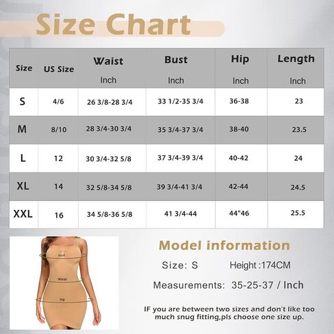 JOYSHAPER Women's Strapless Shapewear Slips for Under Dresses Adjustable Tummy Control Slip Cami Dress Body Shaper in Saudi Arabia