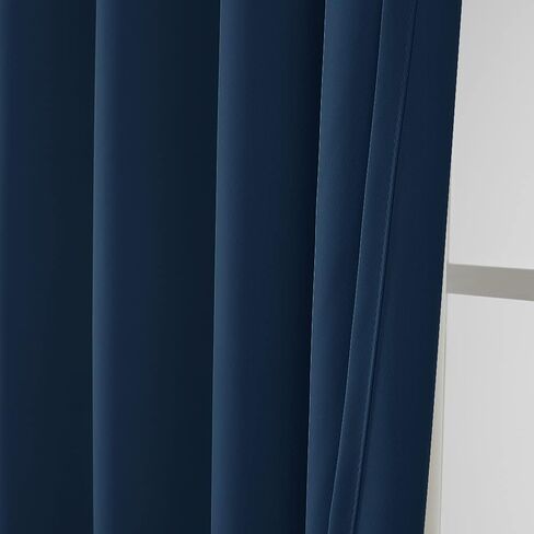 Fire Retardant Curtain Flame Resistant Blackout Curtains Room Darkening for School Classroom Dorm Nursing Home Black 42 x 63 1 Panel in Saudi Arabia