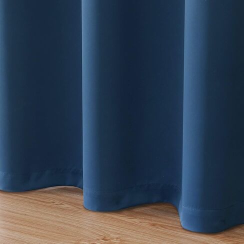 Fire Retardant Curtain Flame Resistant Blackout Curtains Room Darkening for School Classroom Dorm Nursing Home Black 42 x 63 1 Panel in Saudi Arabia
