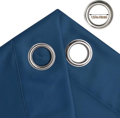 Fire Retardant Curtain Flame Resistant Blackout Curtains Room Darkening for School Classroom Dorm Nursing Home Black 42 x 63 1 Panel in Saudi Arabia