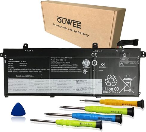 بطارية كمبيوتر محمول L18C3P72 متوافقة مع Lenovo ThinkPad T490 T495 P43S T14 P14S الجيل الأول من السلسلة L18L3P73 02DL007 L18M4P73 SB10K97646 L18M3P73 02DL008 L18M4P74 02DL009 L18C3P71 02DL010 in Saudi Arabia
