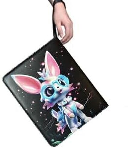 مجلد بطاقات التداول 9 جيوب، كتاب ألبوم البطاقات، أكمام قابلة للفصل، حقيبة تخزين عرض ألبوم تجميع البطاقات المتوافقة، هدية للأولاد والبنات (أزرق) in Kuwait