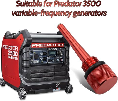 عصا غمس الزيت المغناطيسية المتوافقة مع مولد بريداتور 3500 العاكس عصا غمس الزيت المغناطيسي لمولد بريداتور 3500 عصا غمس الزيت المغناطيسي (أحمر) in Kuwait