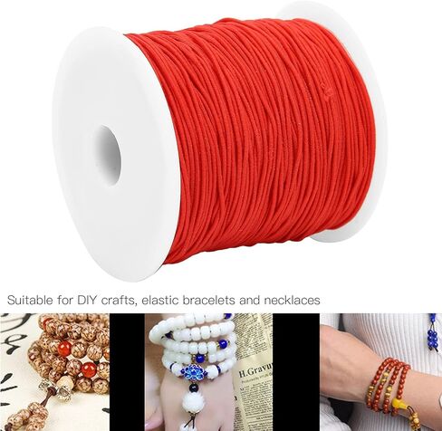 حبل سلسلة، أساور حبلية مرنة مصنوعة يدويًا من الخرز القلائد لصنع الملابس لصنع الحواف للخياطة in Kuwait