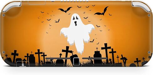 TACKY DESIGN Halloween Skin Compatible with Nintendo Switch lite, Ghost Skin Halloween Compatible with Switch lite Stickers, Vinyl 3m Decal, Full wrap Cover in Saudi Arabia