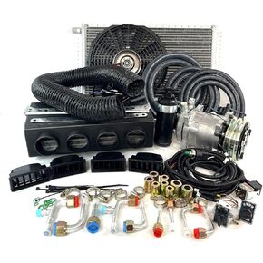 Kit Universal A/C Under Dash Heat & Cool 404-000 WITH FLEX DUCT RECTANGULAR BLACK LOUVERS 12.700 BTU in Saudi Arabia