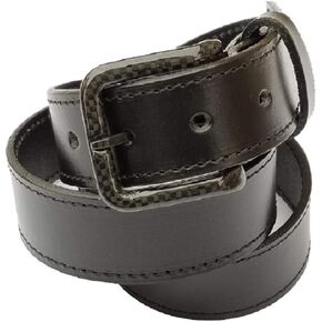 Ferrer Men's Leather Metal free Belt: Carbon Fiber Buckle: TSA Airport Friendly: Hypoallergenic Belt in Saudi Arabia
