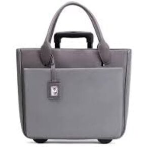 Fabrique FLORLRT-03 Florence Gray Rolling Tote Case 17.3 Laptop in Saudi Arabia