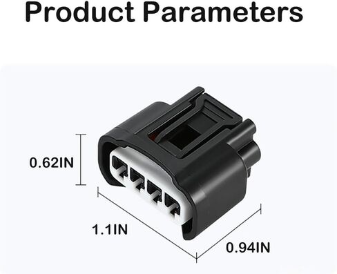 Ignition Coil Connector Female Connector Plug Harness Pigtail Compatible with HS250h Toyota Scion Pontiac Chevrolet Chevy Lexus L4 2.4L Pack of 4 in Kuwait