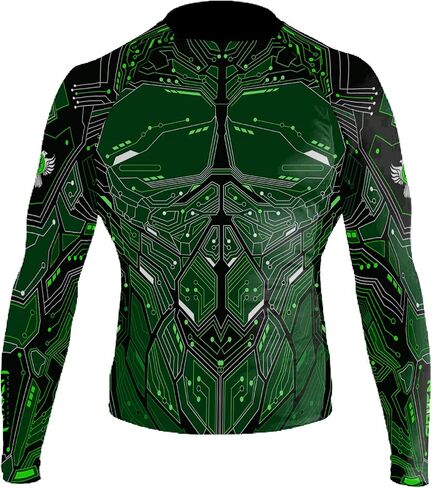 Raven Fightwear Men's Cybernetic Rash Guard MMA BJJ in Kuwait