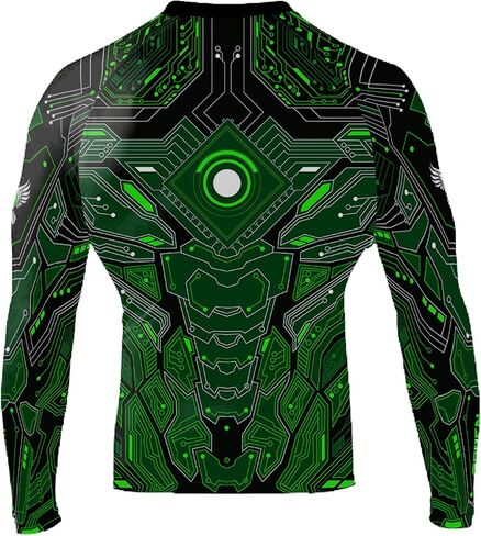 Raven Fightwear Men's Cybernetic Rash Guard MMA BJJ in Kuwait