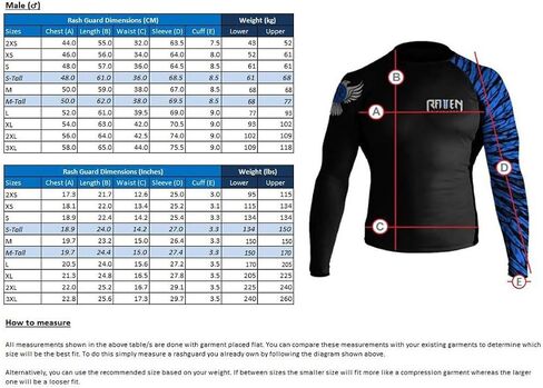 Raven Fightwear Men's Cybernetic Rash Guard MMA BJJ in Kuwait