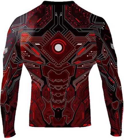 Raven Fightwear Men's Cybernetic Rash Guard MMA BJJ in Kuwait