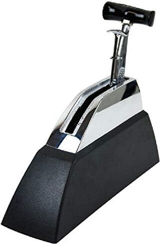 B&M Z-Gate Outomatic Syfter ، Universal 3 Speed ، Chrome مع قاعدة سوداء ، متوافقة مع GM Th400 ، Th350،250 و 200 نقل تلقائي ، فورد ، لينكولن و Mecury C4 ، C5 ، C6 و AOD Auto Transmiss in Saudi Arabia
