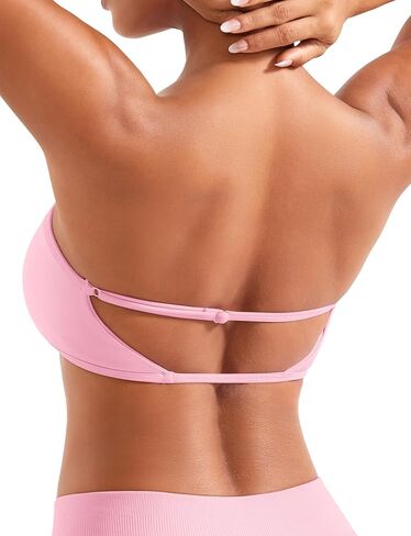 Voyjoy Impact Bandeau brak bra proot bandeau Basic Tank Top قابلة للتعديل مرة أخرى in Kuwait