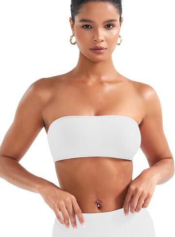 Voyjoy Impact Bandeau brak bra proot bandeau Basic Tank Top قابلة للتعديل مرة أخرى in Kuwait