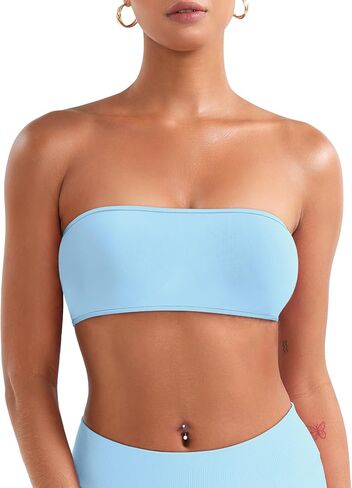 Voyjoy Impact Bandeau brak bra proot bandeau Basic Tank Top قابلة للتعديل مرة أخرى in Kuwait