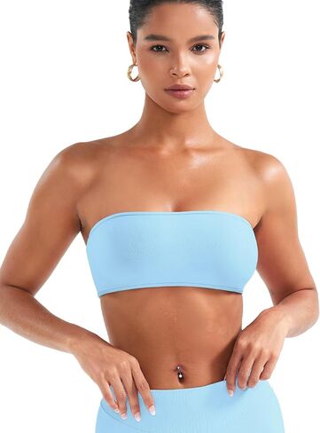 Voyjoy Impact Bandeau brak bra proot bandeau Basic Tank Top قابلة للتعديل مرة أخرى in Kuwait