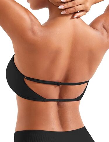 Voyjoy Impact Bandeau brak bra proot bandeau Basic Tank Top قابلة للتعديل مرة أخرى in Saudi Arabia