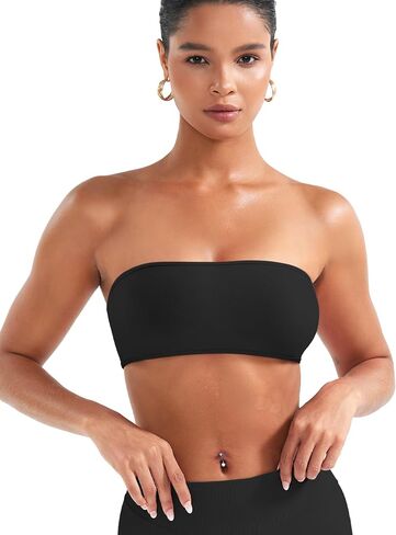 Voyjoy Impact Bandeau brak bra proot bandeau Basic Tank Top قابلة للتعديل مرة أخرى in Saudi Arabia