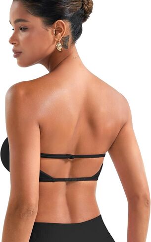 Voyjoy Impact Bandeau brak bra proot bandeau Basic Tank Top قابلة للتعديل مرة أخرى in Saudi Arabia