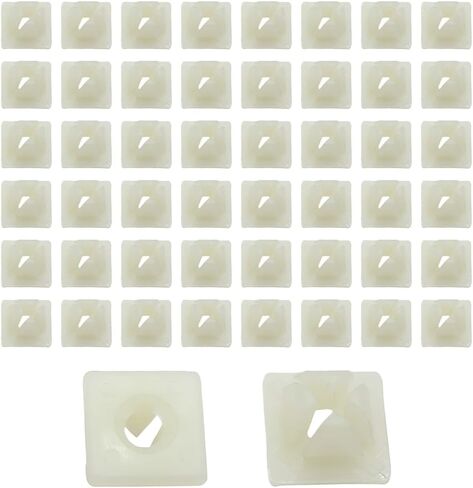 50pcs إدراج لوحة ترخيص من نايلون ، والسيارة الأمامية الخلفية المسمار التجنيب ، ومركبة القوس جوز جوز الكبوتات ملحقات ، عالمي للشاحنات ، سيارات الدفع الرباعي ، الدراجات النارية in Kuwait