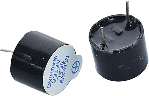 Big 5V Active Buzzer Magnetic Long Continous Beep Tone Alarm Ringer 12mm Active Piezo Buzzers Fit for Computers Printers in Saudi Arabia