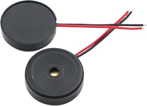 10PCS 2455 4000Hz Passive Buzzer with Wire Piezoelectric Speaker 24MM 24 * 5.5MM 24x5.5mm 30V Low Power Consumption Electronic DIY in Saudi Arabia