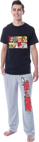 intimo tom و Jerry Men's Characters Classic Logo Set Pajama in Saudi Arabia