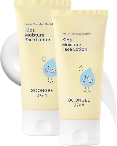 Kids' Moisture Face Lotion - Korean Kids Daily Face Moisturizer - 8hr Moisturizing Refreshing Cream Type Lotion with Cica and Allantoin - Allergen Free Scent, 2.7 fl.oz. in Kuwait