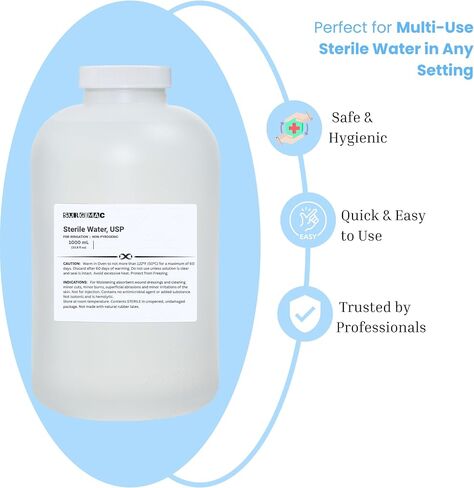 Sterile Water for Irrigation Pour Bottle (1000 mL) in Saudi Arabia