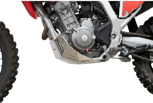 Tusk Aluminum Skid Plate Silver Compatible with Honda CRF300L 2021-2024/CRF300L ABS 2021-2024/CRF300LS 2023-2024 in Kuwait