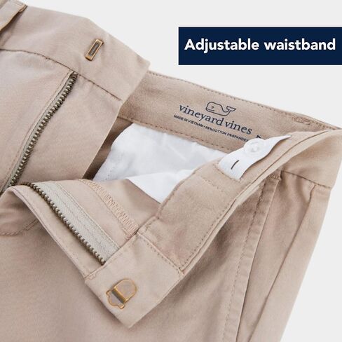 vineyard vines Boy's Breaker Pant, Stone, 16 in Saudi Arabia