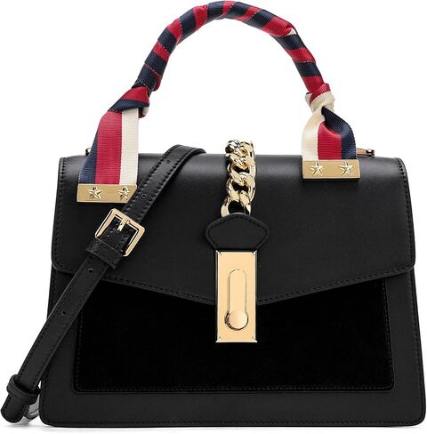 LAFESTIN Leather Bag Crossbody Purse for Women: Red Designer Shoulder Handbags - Elegant Tote with Strap, Suitable for Work, Travel and Social Gatherings in Saudi Arabia