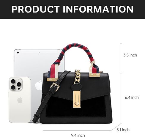 LAFESTIN Leather Bag Crossbody Purse for Women: Red Designer Shoulder Handbags - Elegant Tote with Strap, Suitable for Work, Travel and Social Gatherings in Saudi Arabia