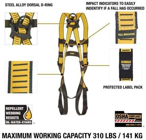DEWALT 5-Point Fall Protection Harness in Saudi Arabia