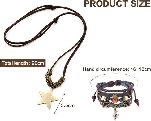 4 PCS y2k Assysories grunge accessories for women ، قفازات مثبتة بالجرونج ، قبعة قطة متشابكة الجرونج ، أساور قصصية ، قلادة قلادة نجم ، أشياء ثريان ، ترس ثيان y2k ملحقات khaki in Kuwait
