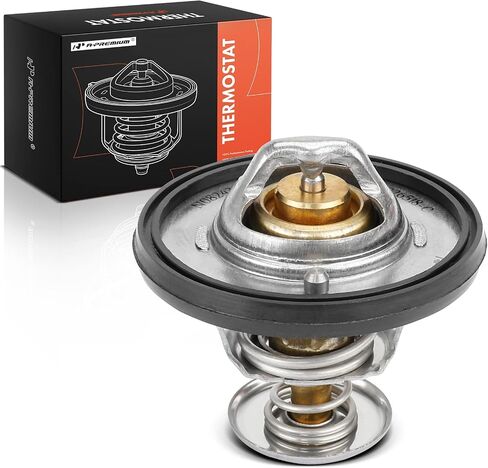A-Premium Engine Toolant Thermostat مع ختم متوافق مع Ford و Chevrolet و Lincoln و Mercury و Peugeot و Pontiac و Jeep & Blue Bird-F-150 ، F-25 in Kuwait