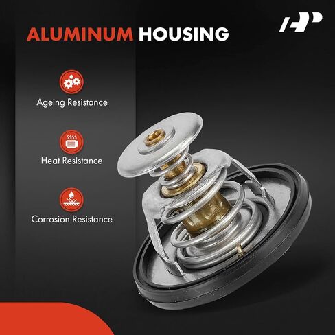 A-Premium Engine Toolant Thermostat مع ختم متوافق مع Ford و Chevrolet و Lincoln و Mercury و Peugeot و Pontiac و Jeep & Blue Bird-F-150 ، F-25 in Kuwait
