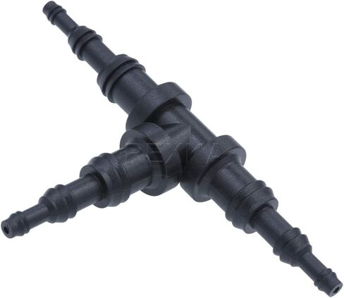 REXKA 15 PCS خرطوم الانهيار العالمي 3-Way Connector لـ 1/8 "1/4" 3/8 "فراغ الأنابيب in Saudi Arabia