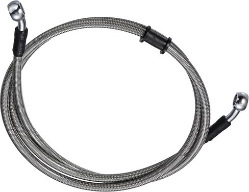 Motoforti 70 سم 27.56 "دراجة نارية مضفر خراطيم مخلب خراطيم خط خراطيم أنبوب خط الخانق خط الوقود أنبوب الألياف الكربون الأسود للدراجة الأوساخ ATV in Saudi Arabia