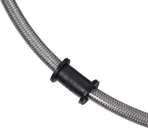 Motoforti 70 سم 27.56 "دراجة نارية مضفر خراطيم مخلب خراطيم خط خراطيم أنبوب خط الخانق خط الوقود أنبوب الألياف الكربون الأسود للدراجة الأوساخ ATV in Saudi Arabia