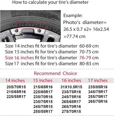 Texas Flag Flag Tyre Tyre Cover Cover Rust-Probrack Wheel Cover Fit ، RV ، سيارات الدفع الرباعي والعديد من المركبات (14 ، 15 ، 16 ، 17 بوصة) in Saudi Arabia