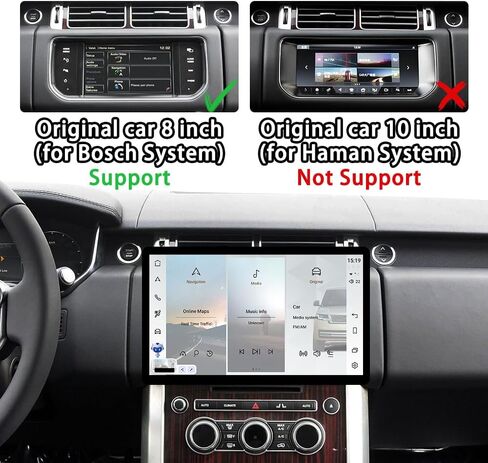 14 Inch Radio Replacement for Land Rover Range Rover Vogue L405 2013-2017 Android Car Radio Head Unit CarPlay Android Auto Touch Screen GPS Navigation (for Bosch System) in Saudi Arabia